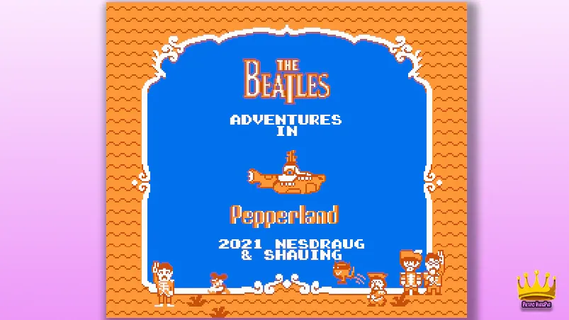 Best NES Rom Hacks The Beatles Adventures in Pepperland Cover