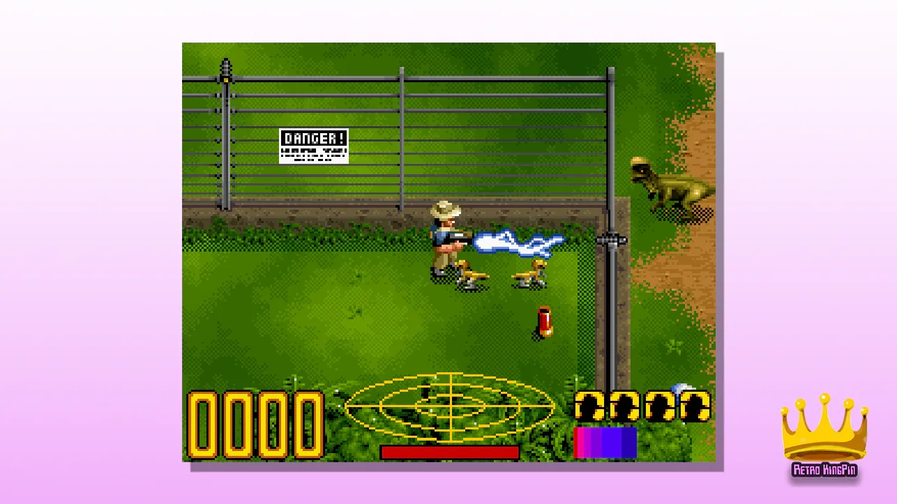 SNES Adventure Games Jurassic Park