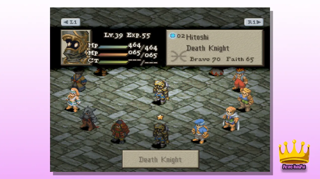 Great Cheat Table for Final Fantasy Tactics - The War of the Lions!