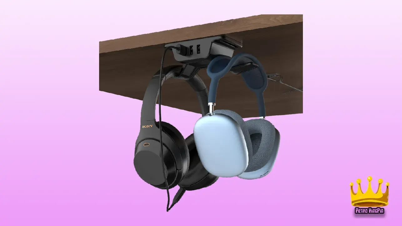 Best Secret Santa Gifts For Gamers Under Desk Headphone Hanger With Power Outlets