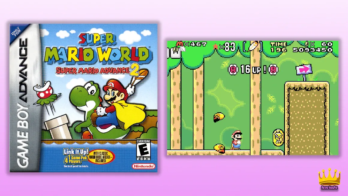 gba platformers Super Mario Advance 2: Super Mario World