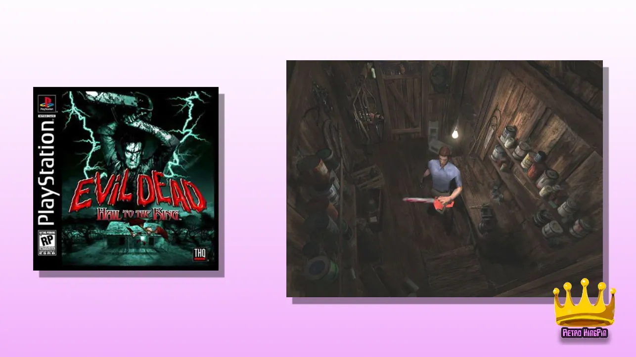Best PS1 Horror Games Evil Dead: Hail to the King