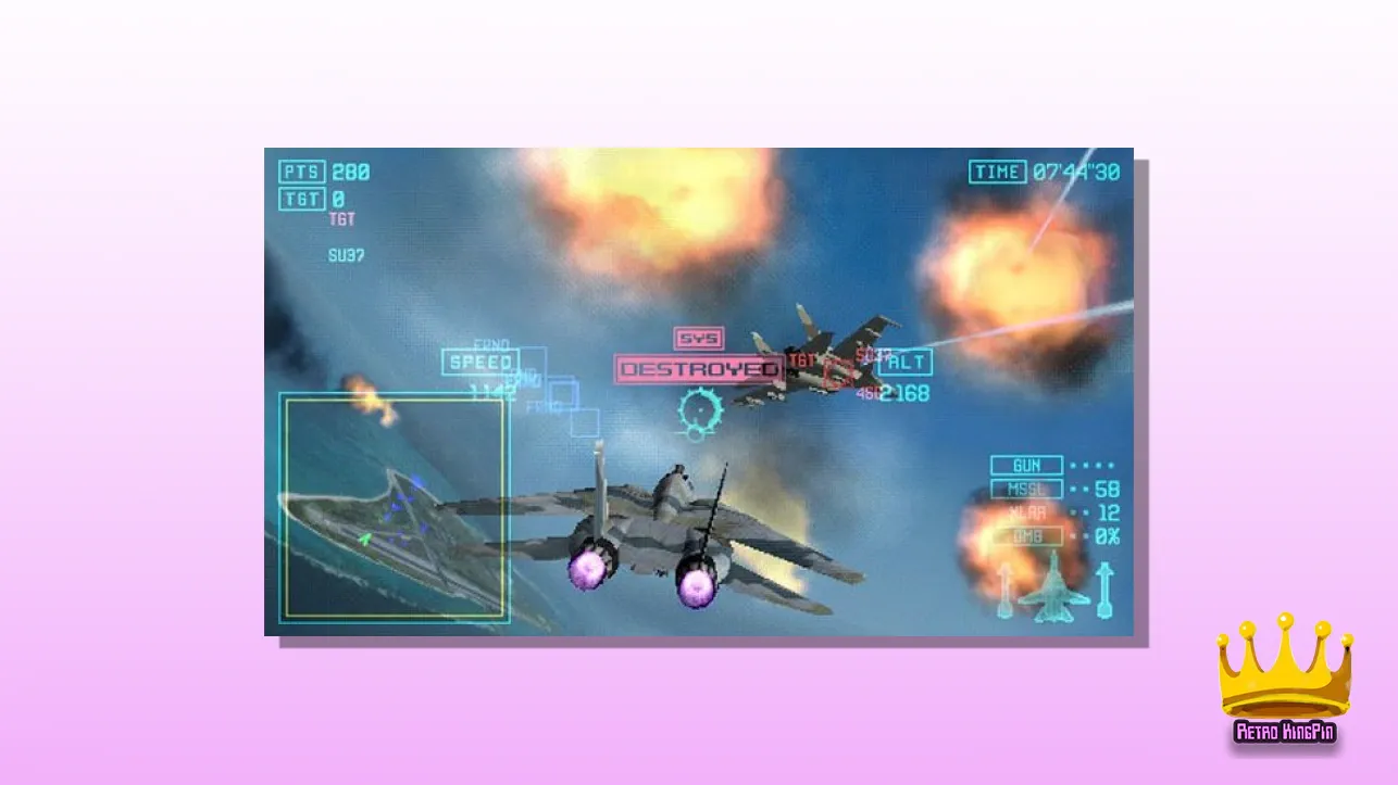Best PSP Games Ace Combat X: Skies of Deception