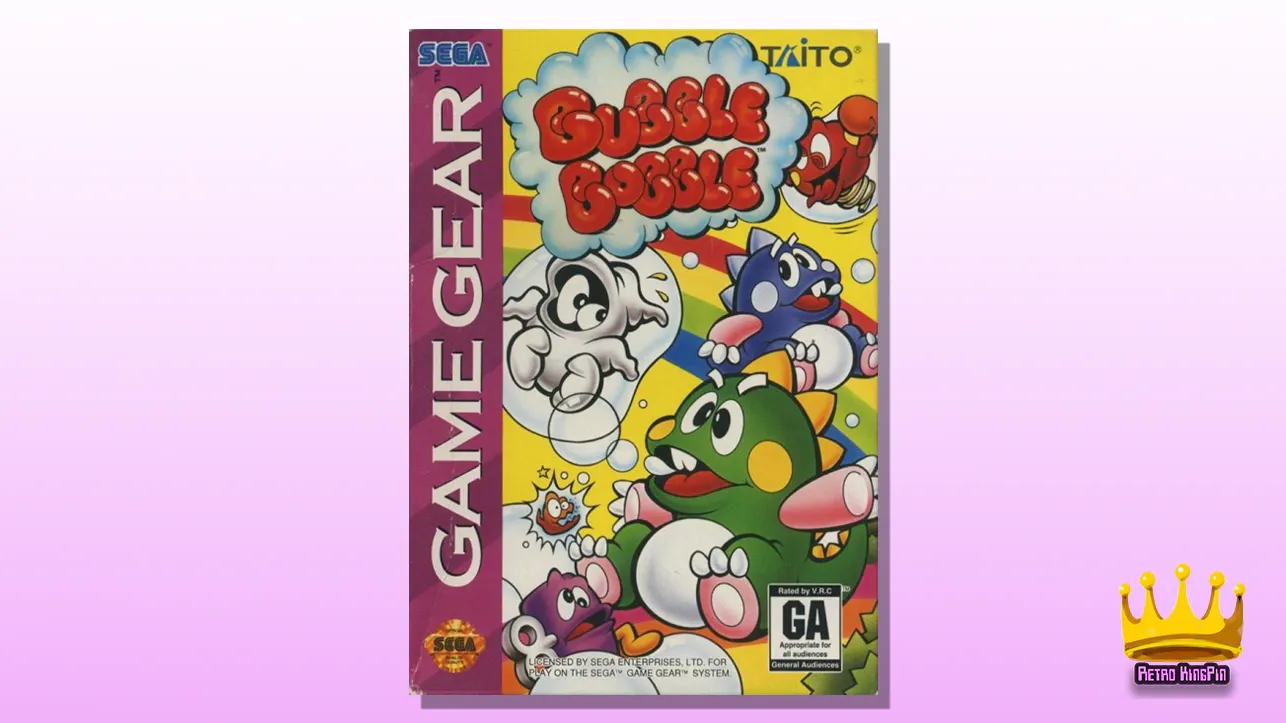 Best Sega Game Gear Games Bubble Bobble 