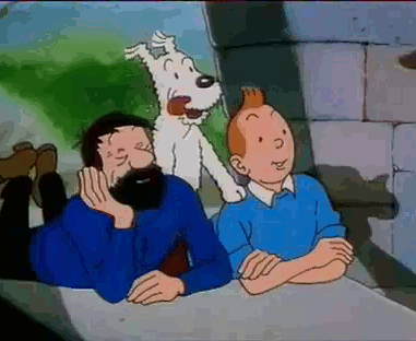 Best 80s Cartoons The Adventures of Tintin gif