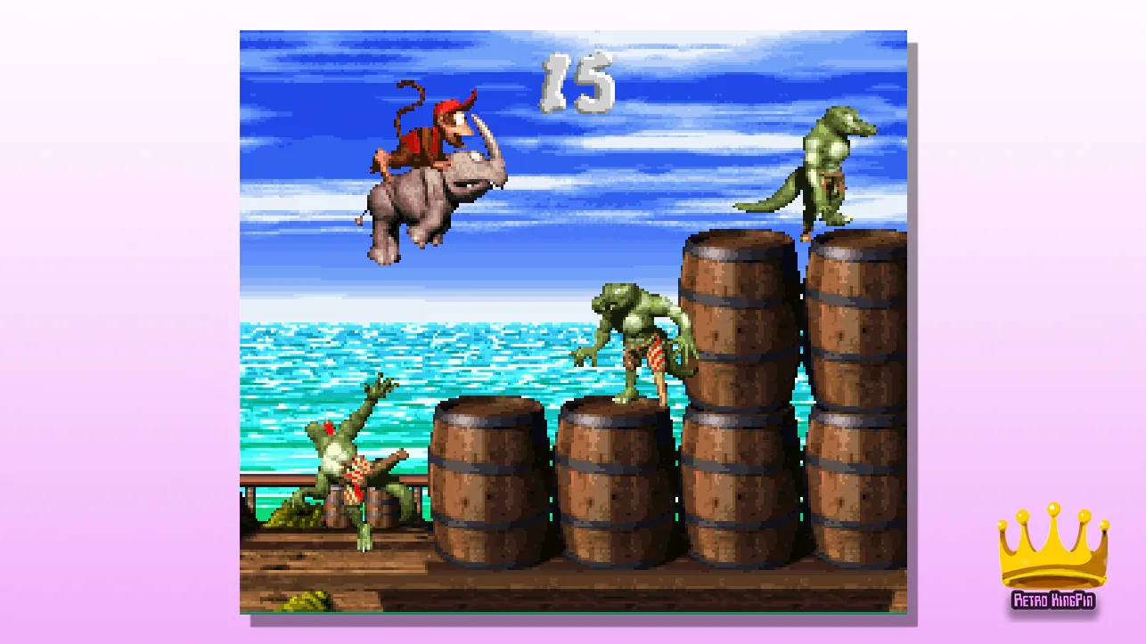 Best Co-Op Multiplayer SNES Games Donkey Kong Country 2: Diddy's Kong Quest 2