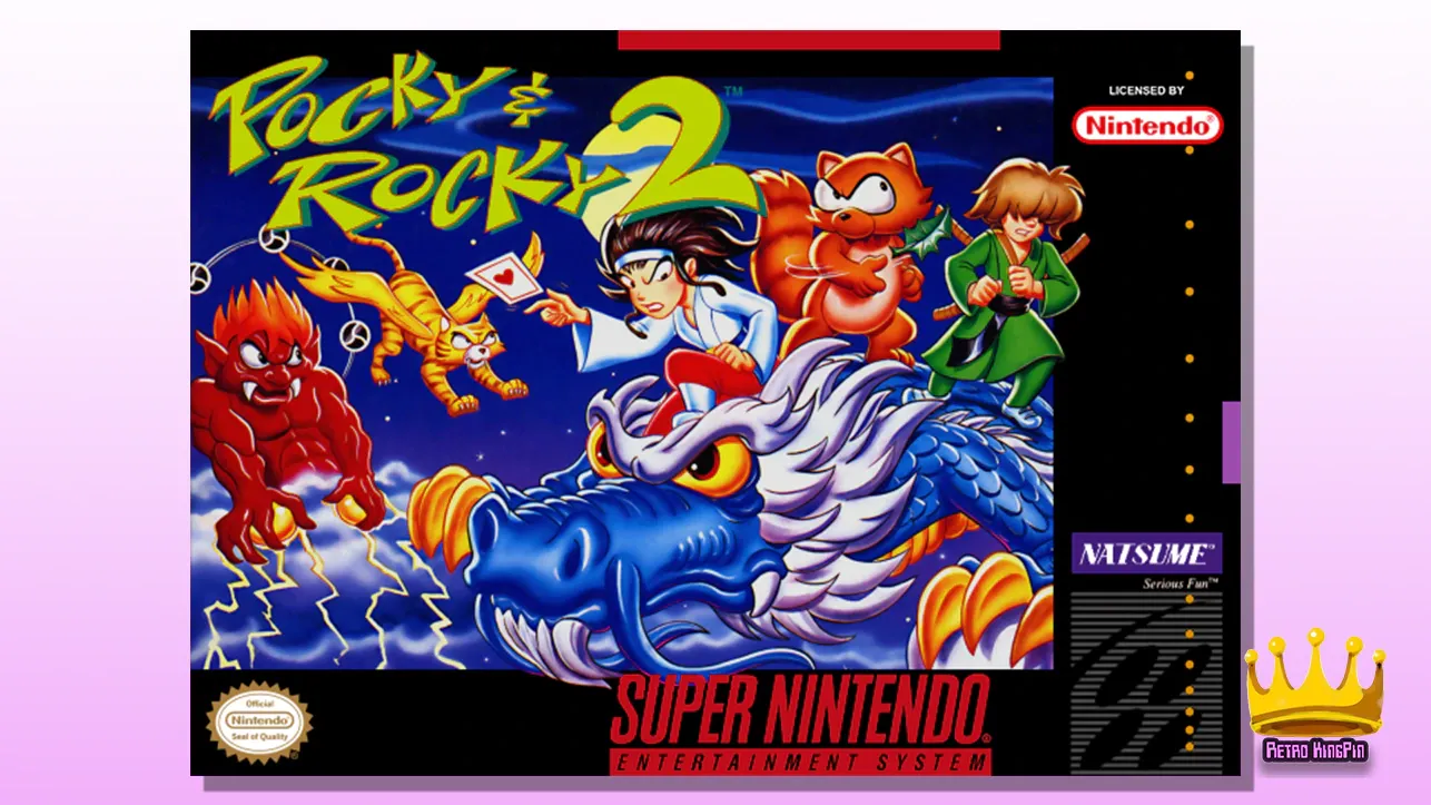 Best Co-Op Multiplayer SNES Games Pocky & Rocky 2
