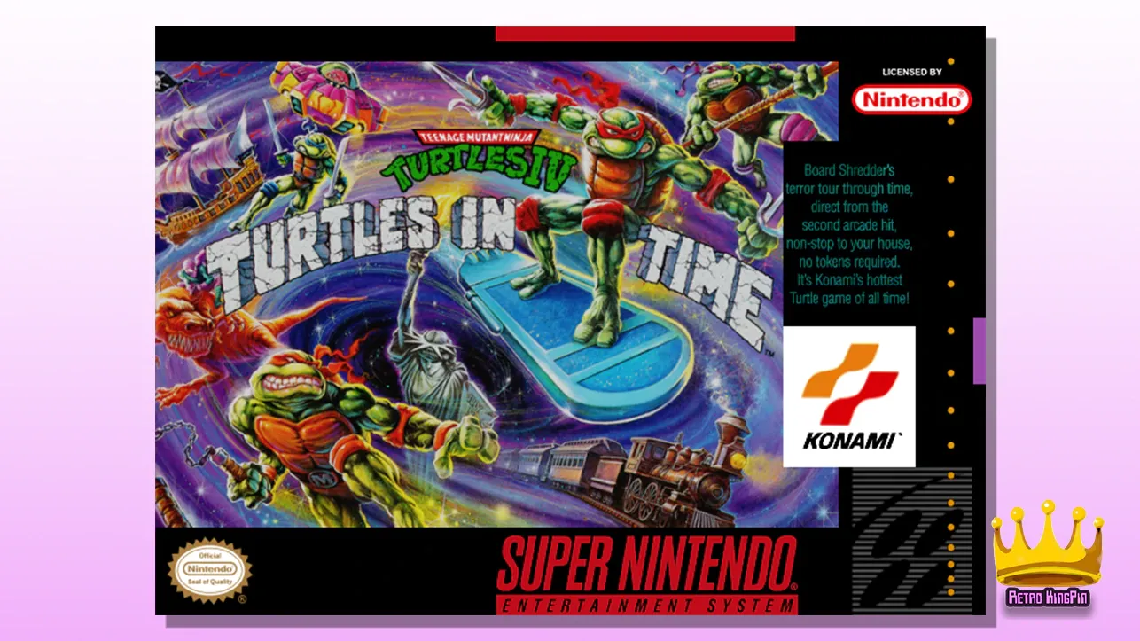 Best Co-Op Multiplayer SNES Games Teenage Mutant Ninja Turtles IV: Turtles in Time