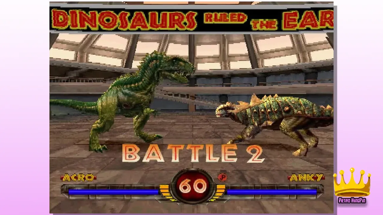 Best PS1 Fighting Games Warpath: Jurassic Park 2