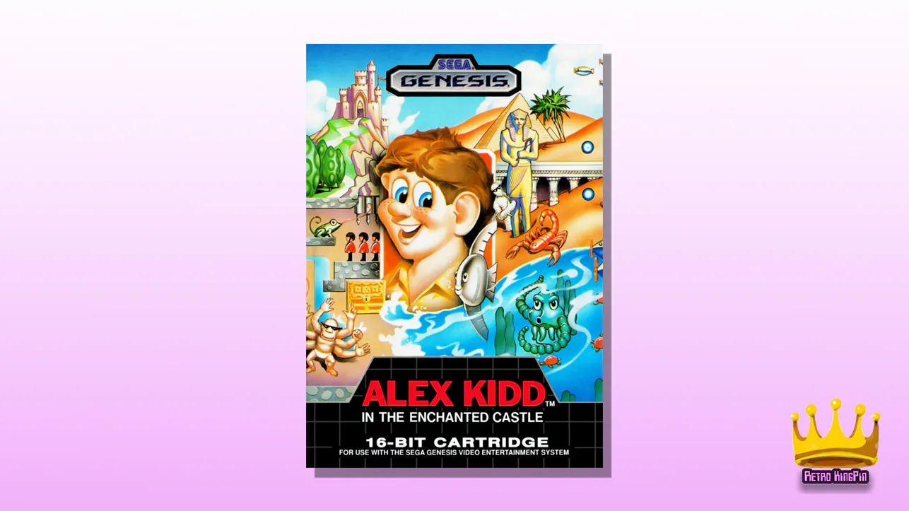 Best Sega Genesis Games Alex Kidd in the Enchanted Castle (1989)