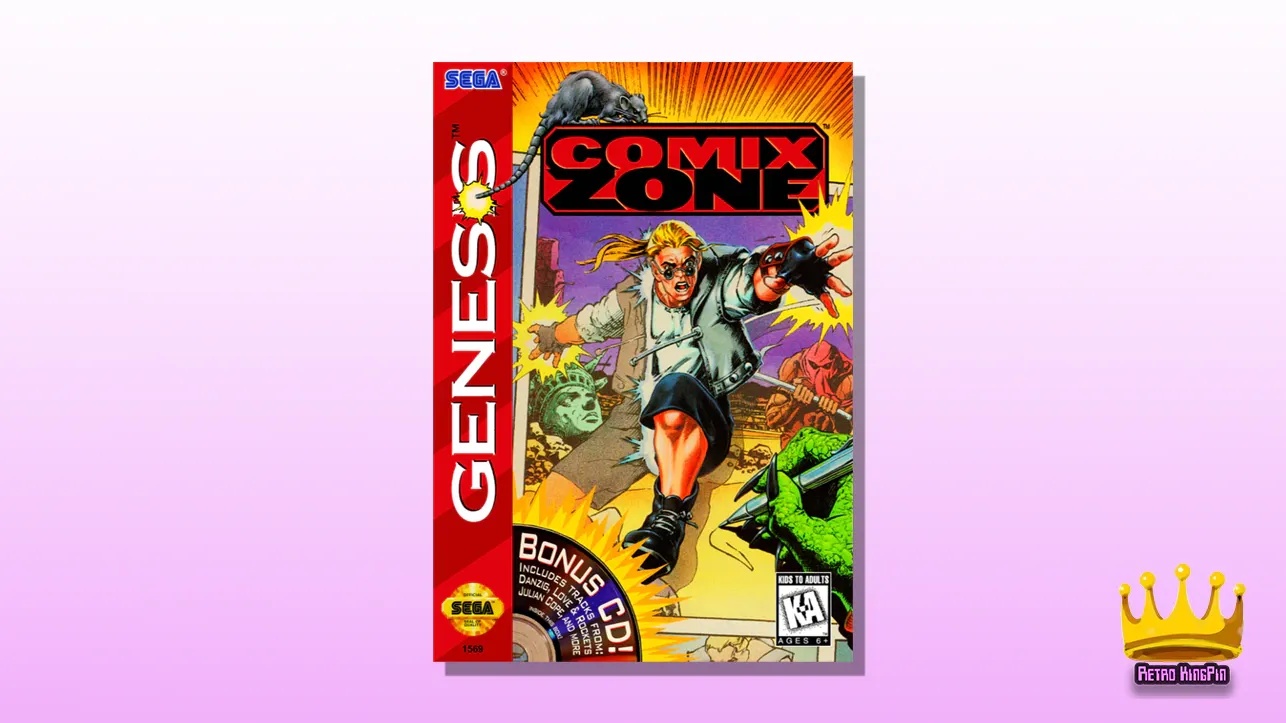 Best Sega Genesis Games Comix Zone (1995)
