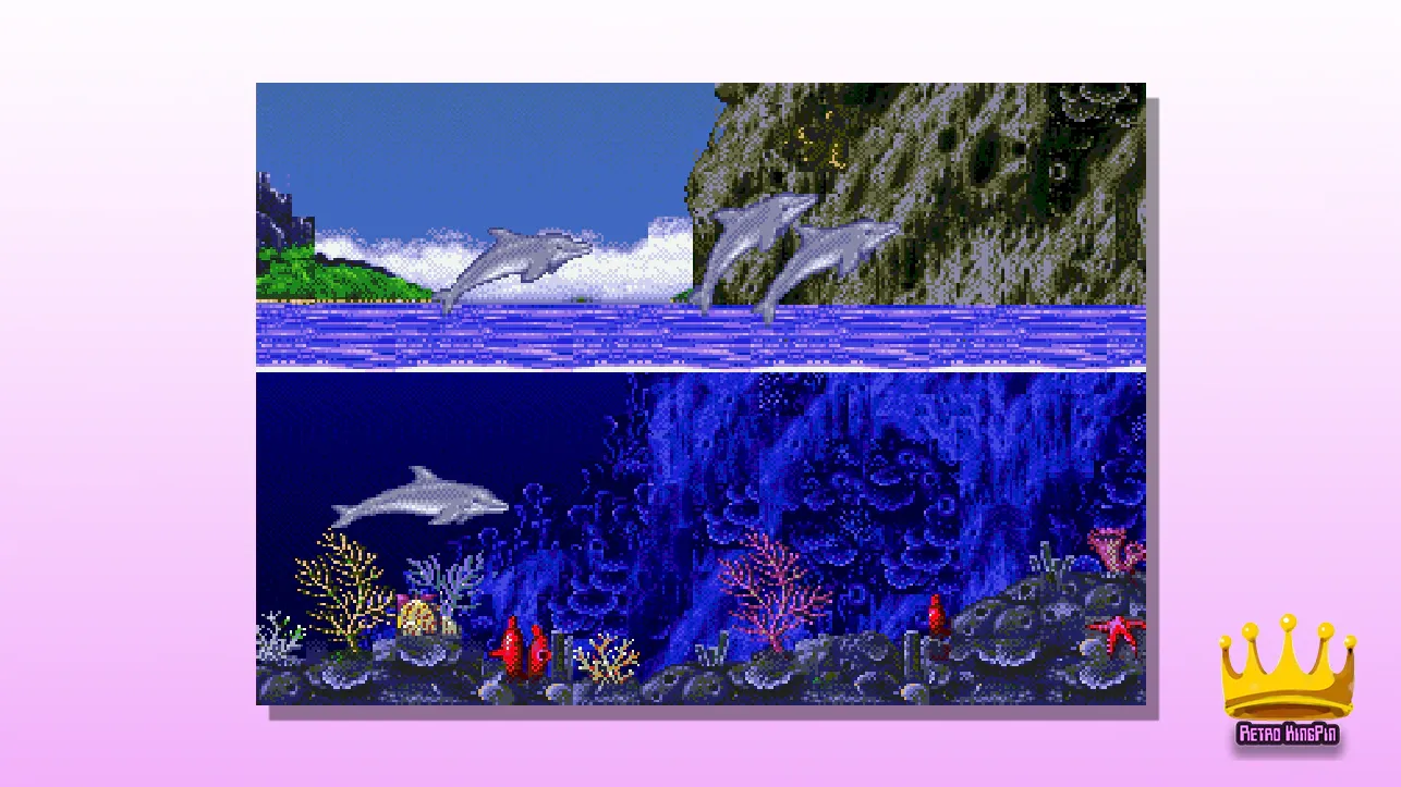 Best Sega Genesis Games Ecco The Dolphin 2