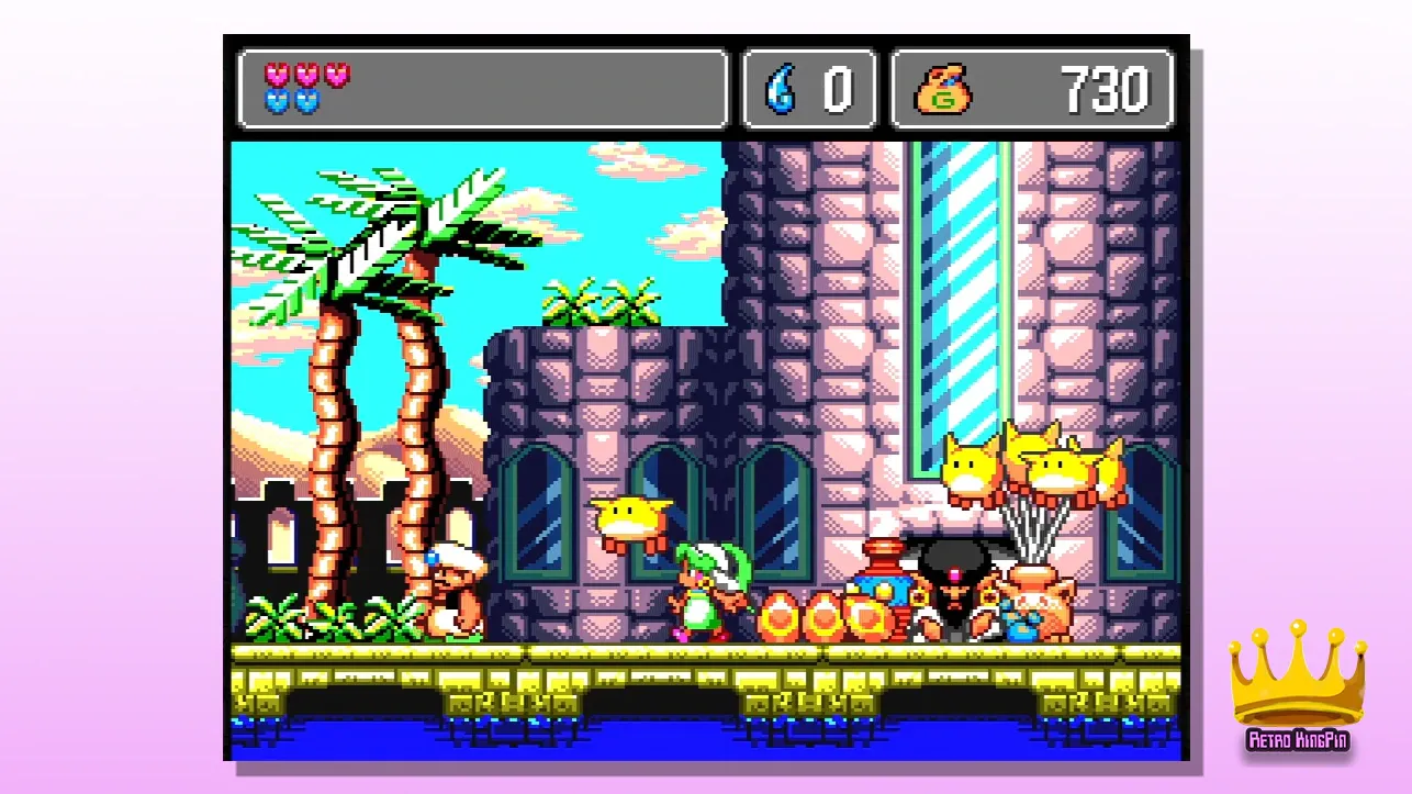 Best Sega Genesis Games Monster World IV (1994) 2