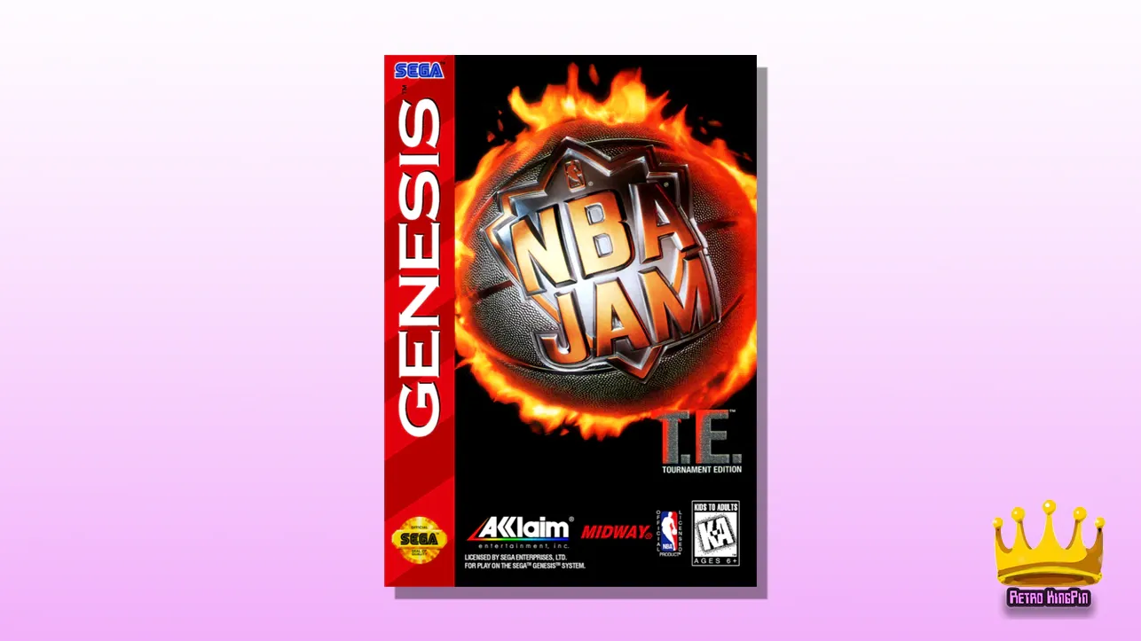 Best Sega Genesis Games NBA Jam T.E (1993)