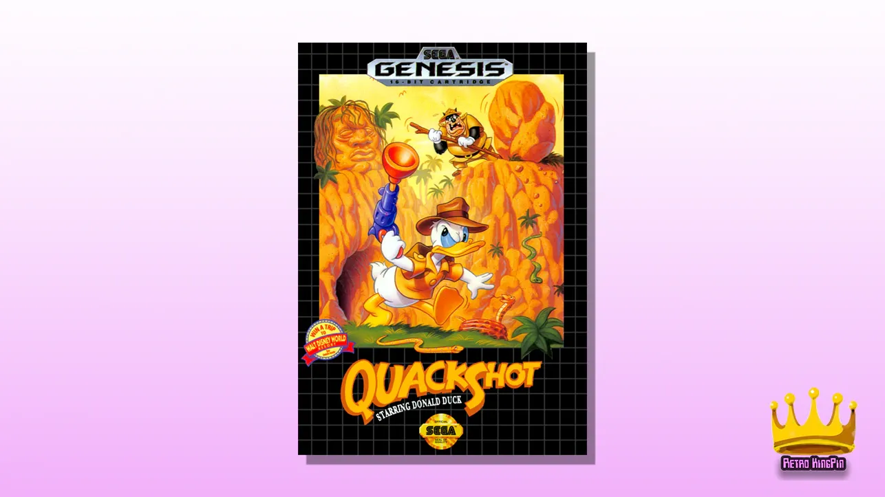 Best Sega Genesis Games Quackshot starring Donald Duck (1991)