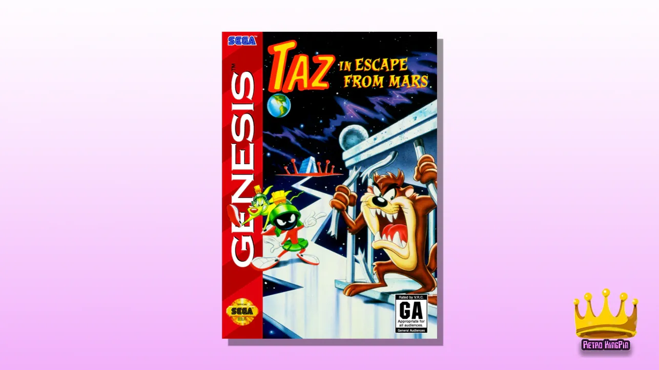 Best Sega Genesis Games Taz In Escape From Mars (1994)
