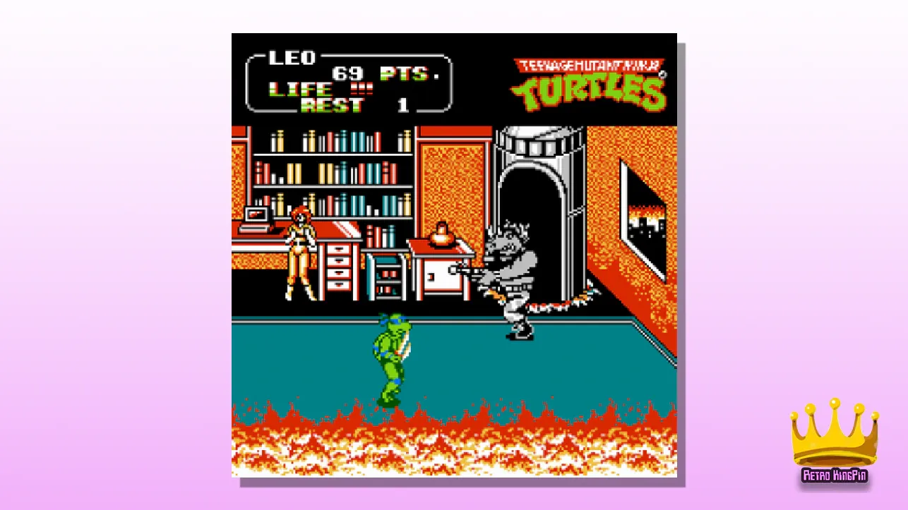 Best NES Games of All Time Teenage Mutant Ninja Turtles II The Arcade Game 2