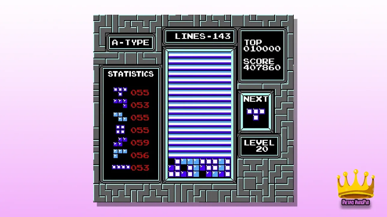 Best NES Games of All Time Tetris 2