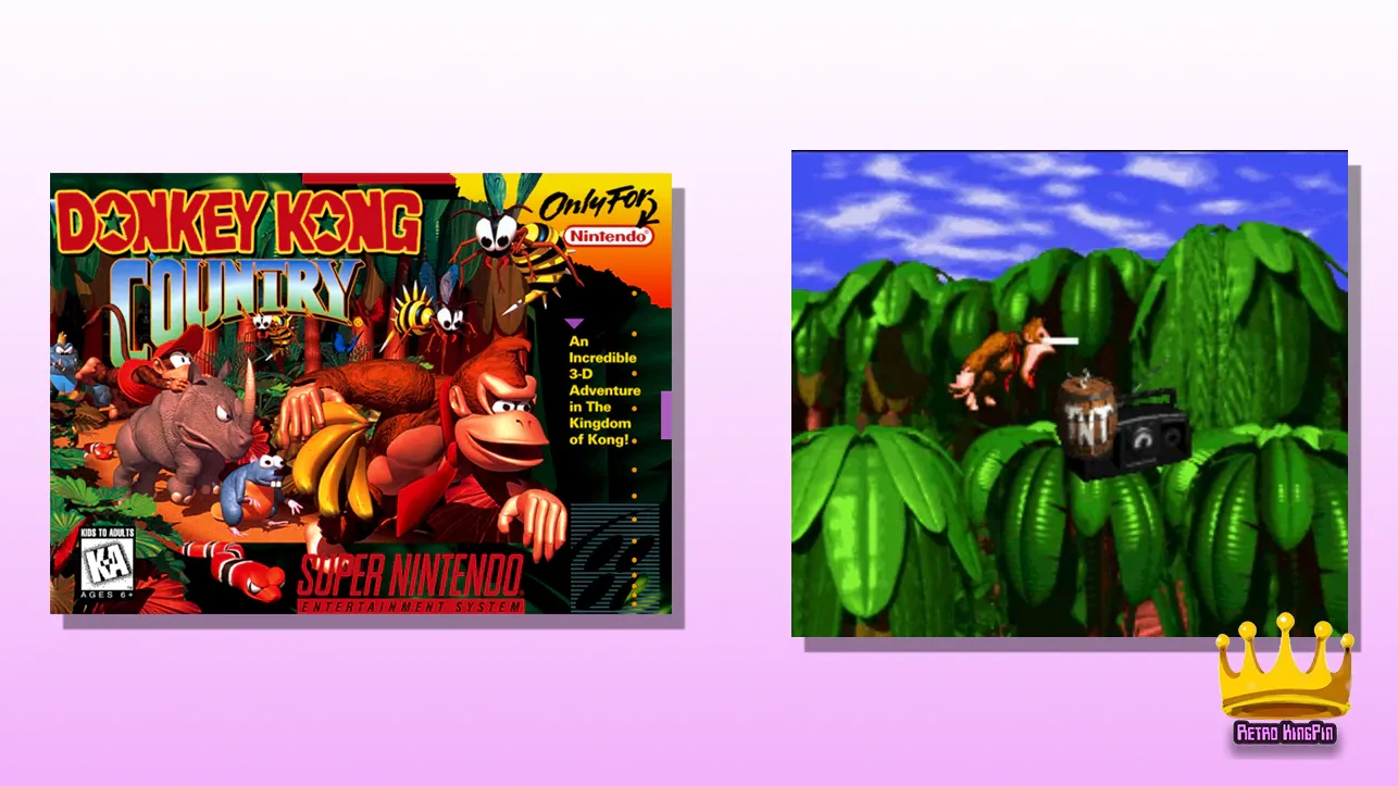 Best SNES Games On Switch Online Service Donkey Kong Country