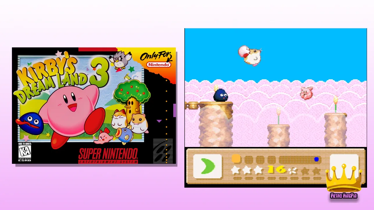 Best SNES Games On Switch Online Service Kirby's Dream Land 3