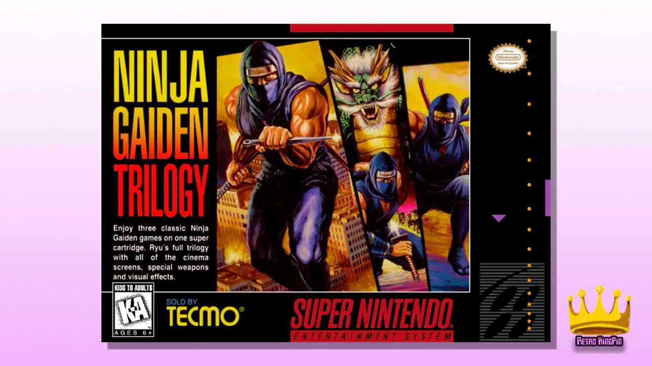 Most Valuable Super Nintendo Games Ninja Gaiden Trilogy
