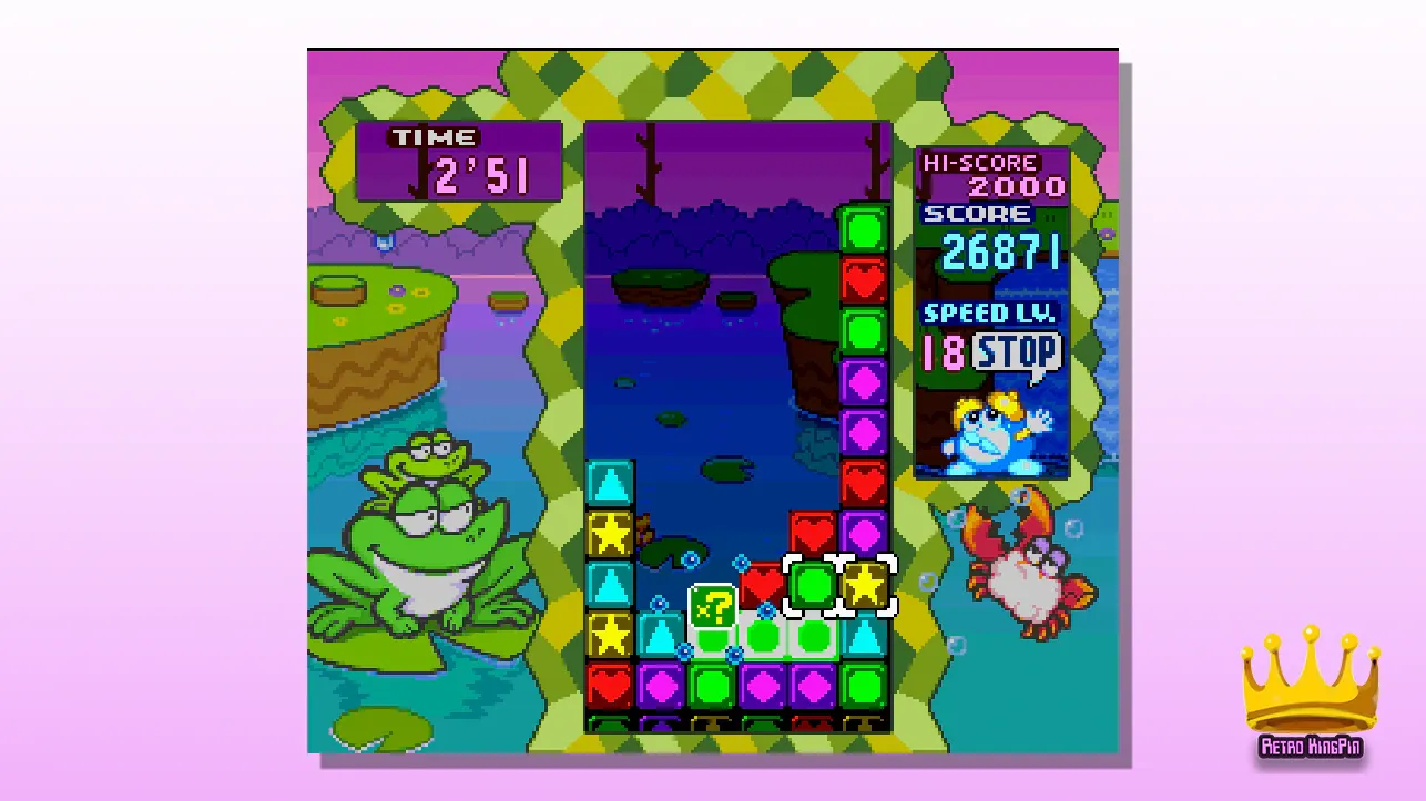 SNES Puzzle Games Tetris Attack