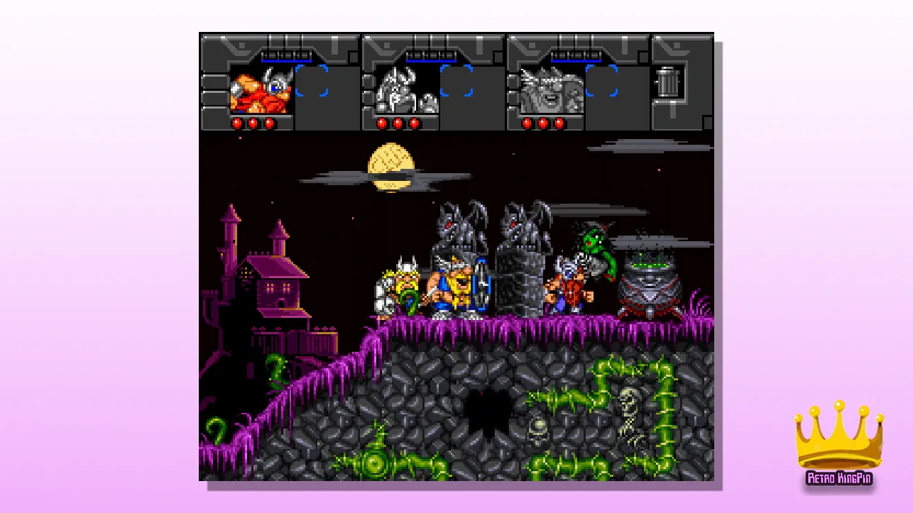 SNES Puzzle Games The Lost Vikings