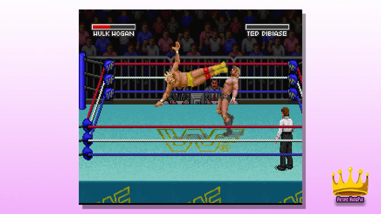 SNES Wrestling Games WWF Super WrestleMania