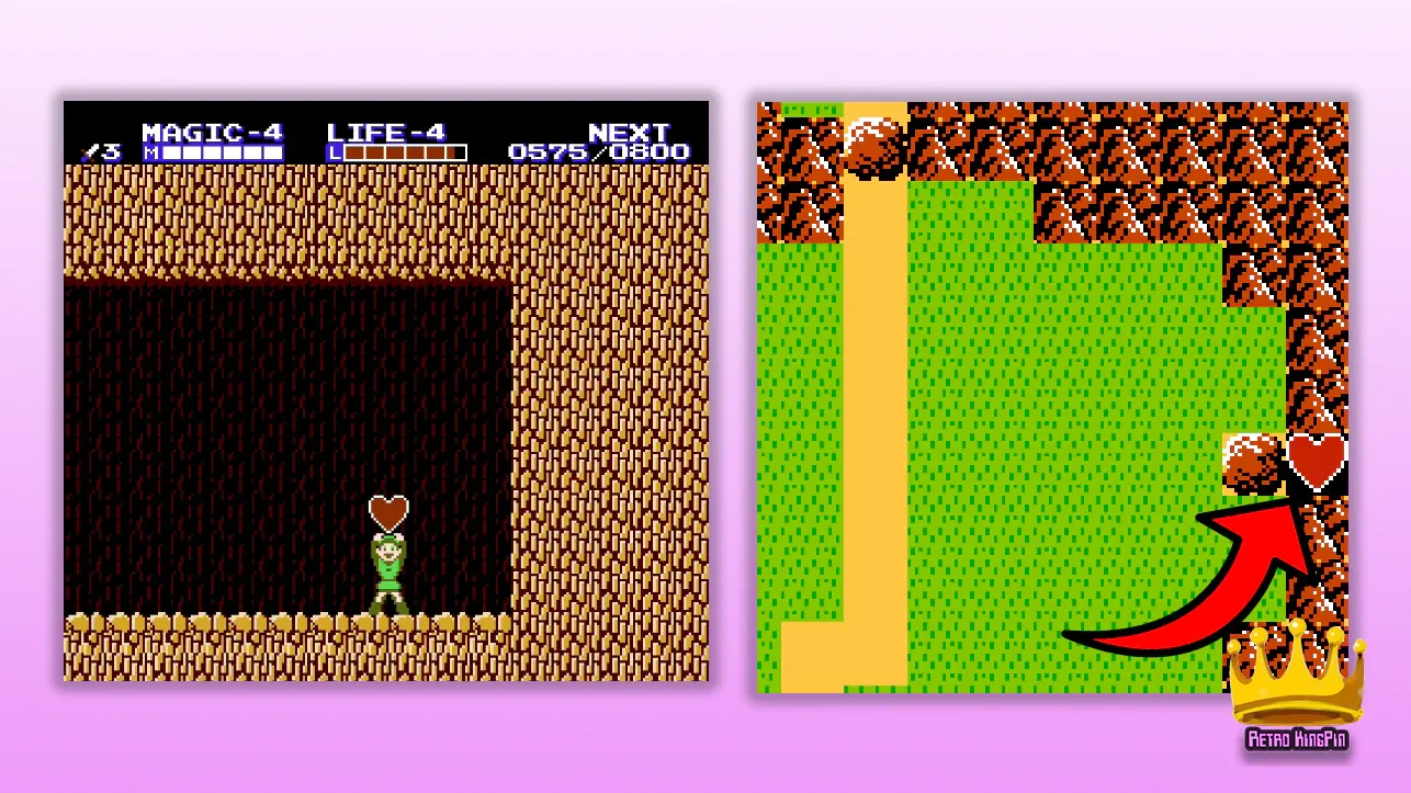 Zelda 2: Finding All Heart Containers 2